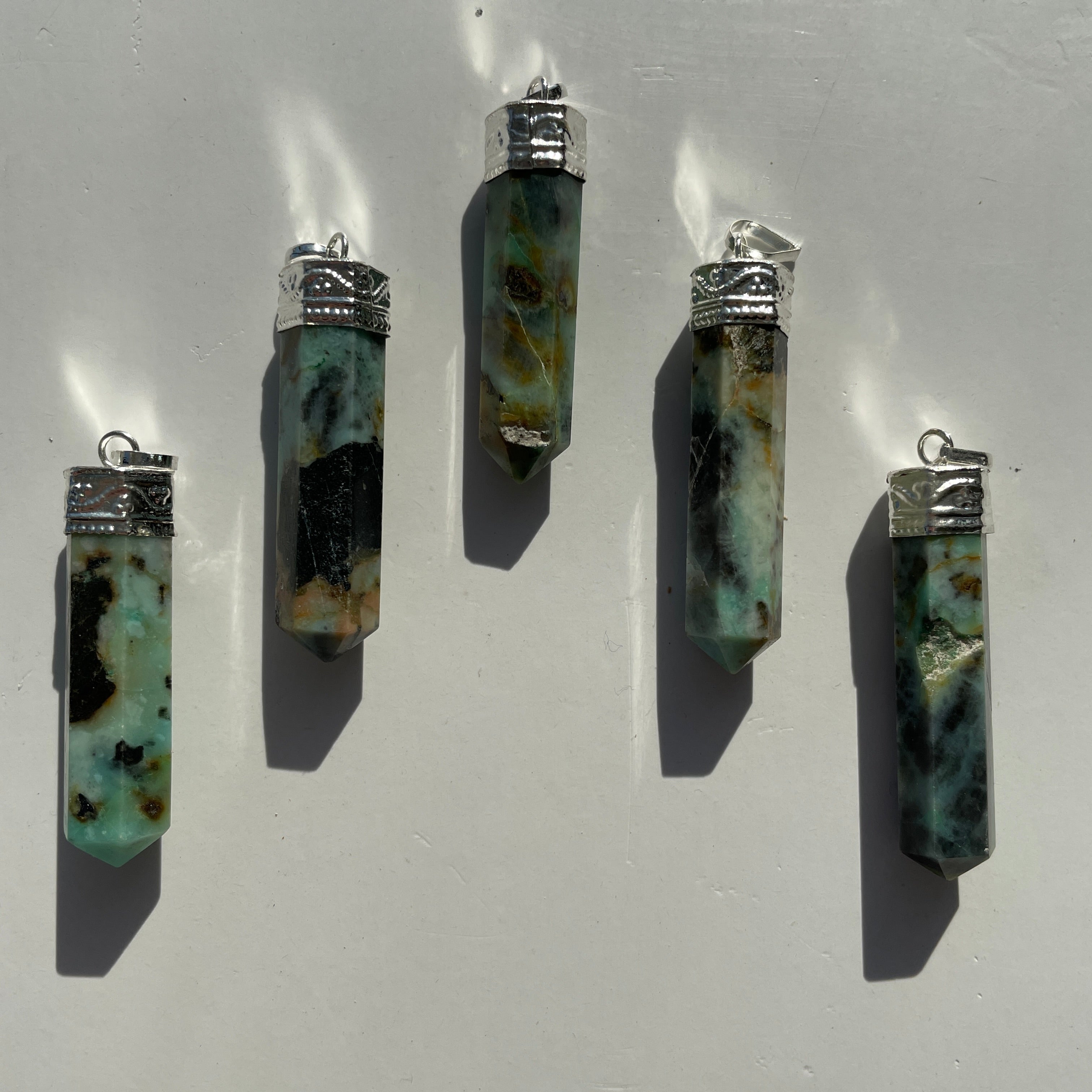 Chrysocolla - Cap Point Pendant Chrysocolla - Cap Point Pendant